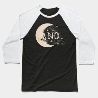 Skull Moon No Baseball T-Shirt